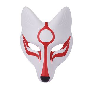 Japansk privat rävmask handmålade grandmaster av demonisk odling Wei Wuxian Fox Mask Halloween cosplay foto rekvisita