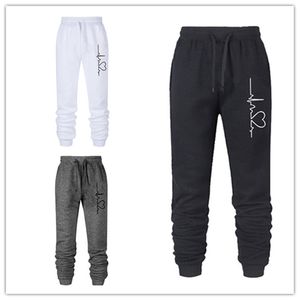 Estilo Coreano Imprimir Harem Calças Mulheres Casuais Loose Sweatpants Grossas Outono Calças de Inverno Fashion Fashion New