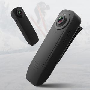 Kameror Full HD p Minikamera Tillbaka Clip Portable Dynamic Monitor Night Vision Video Recorder USB säkerhet