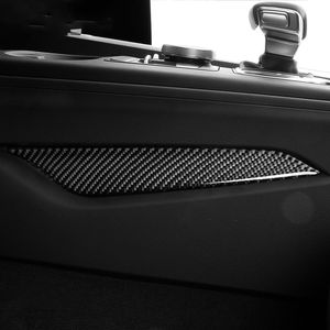 Auto Innen Moulding Carbon Fiber Getriebe Shift Control Panel Seite Abdeckung Trim Auto Aufkleber Auto Styling für Audi A4 A5 2017-2022286z