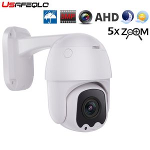 Koaxiale Kamera großhandel-Mini Kameras USAAfeqlo AHD5MP x PTZ Dome Kamera MP AHD M IR Outdoor CCTV Unterstützung RS485 Koaxialsteuerungsfunktion