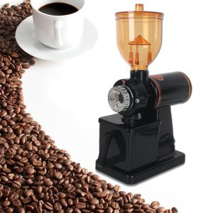 ポータブルコマーシャルエレクトリックコーヒーグラインダーコーヒー豆のフライスマシン8スピードミルグラインダーコーヒーメーカー110V / 220V 15kg / h