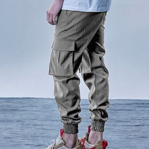 Calças masculinas calças de moletom masculinas finas casuais bolsos para exercícios em cores sólidas roupas esportivas outono masculino pista de fitness