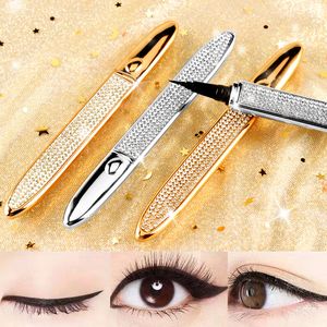 Eyeliner penna limfri magnetisk fria för falska ögonfransar Vattentät ögonfodral penna svart / kaffe / transparent