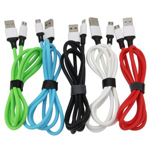 1m 3ft Mikro V8 USB Kablolar Şarj Veri Kablosu Tipi C Şarj Cihazı Tel Hattı Samsung S5 S7 S8 Huawei P9 Android Telefon