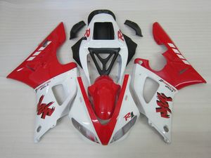 ingrosso 99 Cavallette Yamaha R1-Stampaggio ad iniezione kit di carene per YAMAHA YZFR1 YZF R1 YZF1000 ABS rosso bianco carenature set Gifts YS48