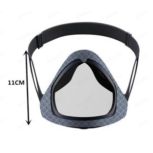 Protective Face Mask Shield Plastic Screen Full Face Cove Removable Mirror Silicone Masks Anti Fog Protective Masks With Glasses EEB3649