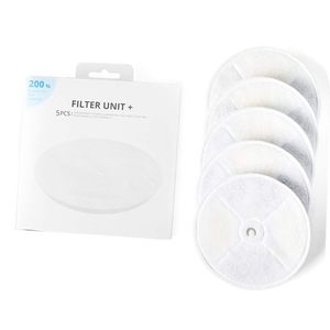 Cat Bowls & Feeders PETKIT Replacement Filter Units For EVERSWEET 2 And 3 Water Fountain With 5pcs Filters Cleaning Kit Pet Supplies