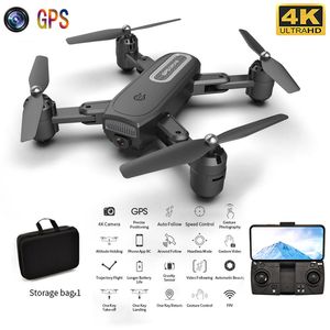 XKJ 2020 New ZD8 RC Drone 5G WIFI FPV 4K HD Camera Professional Aerial GPS Positioning Foldable Quadcopter Toy For Kids