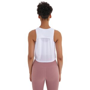 Tampas de manga curta de ioga blusas de tanque plissado com ginástica sem mangas de ginástica de ginástica ginástica correndo camisa esportiva camisa fitness All-Match Lu Yoga Top