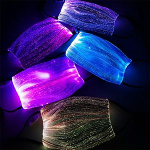 Halloween LED Music Light Maske Leuchtendes Glühen Flash Cosplay Masken Mascaras Carnaval Party Supplies Christams Decor EA2025