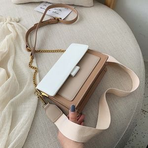 Projektant - Skóra Crossbody Torby dla Kobiet 2020 Travel Torebka Moda Proste Ramię Messenger PU Torba Panie Torba Cross Body