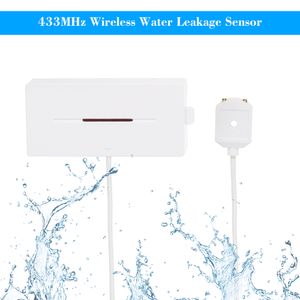 EWeLink 433MHz Wireless Water Leakage Sensor Water Leaks Intrusion Detector Alert Water Level Overflow Alarm for Home Security