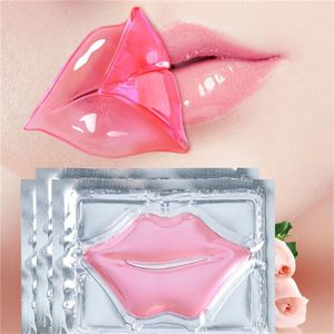NEW Pink White Lip Masks Gold Crystal Collagen Women Moisturizing Mask Lip Care Cosmetic Patch Pad Gel Makeup Lip Mask