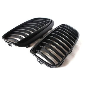 1 slat Carbon Fiber Kidney Grill Grille For 2 Series GT F45 F46 ABS Glossy Black Grilles