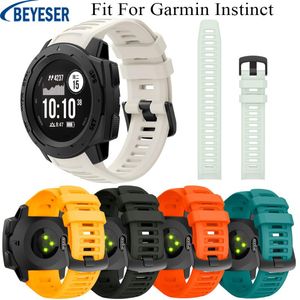 Wholesale garmin instinct band resale online - 22mm Soft silicone Watch Band For Garmin instinct Smart Sports wrist straps t bracelet strap accessories