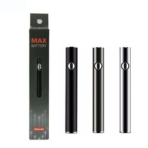 Orijinal Amigo Itsuwa Max Vape Kalem Pil 380mAh Ayarlanabilir Voltaj Onceden Pil 510 Konu Alt Şarj Vaporizer Pil