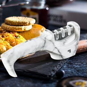 Affilatrice 2-in-1 Accessori per coltelli da cucina a 3 stadi ACCIAIO IN ACCIAIO IN ACCIAIO ACCESSO AIUTA RIPARARE Ripristino e lucidatura Pale da cucina