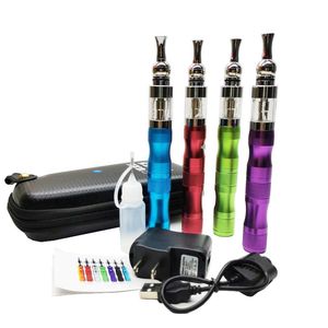 X6 Buharlaştırıcı toptan satış-X6 Vape Pen E Sigara Starter Kit için Sıvı Nargile Zaman Buharlaştırıcı Voltaj Pil mAh Renkler Fermuar Kılıfı