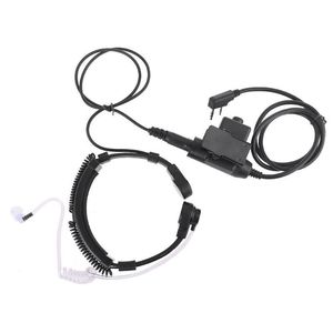 Wholesale tactical headset with mic for sale - Group buy Walkie Talkie Microphone Heavy Duty U94 PTT Neck Throat Mic Earpiece Radio Nato Tactical Headset