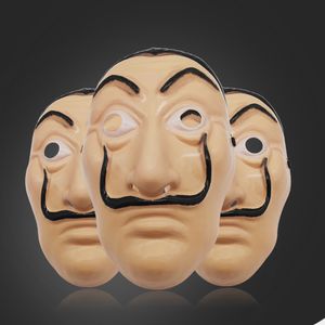 Salvador Dali Mask Full Face Mask La Casa de Papel Face Mask Kostym Movie Masks Halloween Kostym Cosplay Masks RRE1421