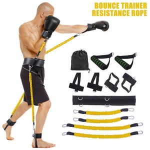 Home Gym Leg cintura banda Bouncing Força treino de novo e de alta qualidade Fintess Exercício Bandas Set Y200506 270x220x110mm