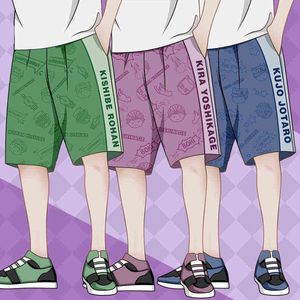 Anime JoJo Bizarre Adventure Herren Strandhose 3D-gedruckte Herren-Sommershorts Streetwear-Mode Atmungsaktive Herren-Sportshorts G220223