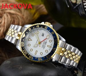 Klassisk Mens Färgglada Dial Designer Watch Sapphire Mirror Full Rhinestone Steel Strap Center Clock Man Japan Quartz Toppkvalitet Nice Modell Day Date Klockor