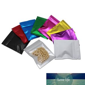 100Pcs 9 цветов Алюминиевая фольга мешки пломбируемые плоские упаковки Карманные сумки для конфеты специй Хранение пахнут Proof майларовую сумка