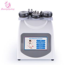 5-1 Ultraljud 40K Cavitation Slimming Fat Burning BiopOLAR RF Face Care Vacuum Body Machine Spa