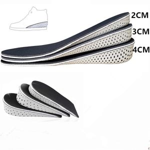 1 Pair Unisex Height Increase Insoles Breathable Half Full Invisible Taller Insert Memory Foam Pad Cushion Insoles For Shoes 220105