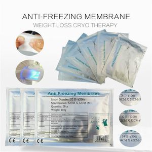 Máquina de emagrecimento de alta qualidade Membrana anticongelante Anti -congelamento Anti -congelamento Tratamento de filme Cryo Pads 24x42cm 34x42cm