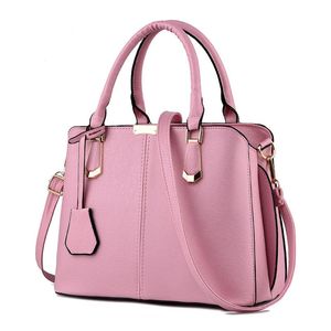 HBP Mode Kvinnor Läderväska Lutad Kvinna Bow-Knot Axel Väskor Handväskor Lady Shopping Tote Messenger Bag Rosa