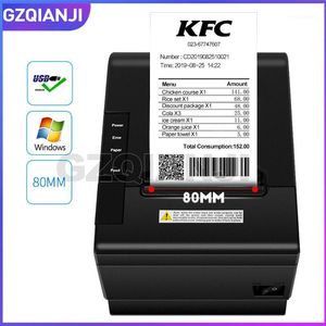 Wholesale usb shops for sale - Group buy Printers mm Thermal Receipt Bill Printer With Automatic Cutter For Kitchen USB Ethernet Port Shop Restaurant Windows Drive1