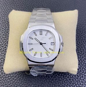 8 Style Super 3k Factory Watch 904 Stahl Männer 40 mm weißes Zifferblatt 5711/1A Sapphire Glass 5711 5167A 5167R Cal.324 S C Automatische Bewegung 3KF ETA MEN WATCHEN