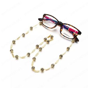 Bakır Europeen Çiçek Boncuklu Güneş Gözlüğü Zinciri Kaymaz Döngüler ile Her türlü gözlük gözlük adapte