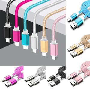 Wholesale sony corded phone resale online - Micro USB Cable Nylon Fast Charging Data Sync Cable for Samsung Galaxy S10 S7 S6 S5 S4 Huawei Xiaomi Sony Phone Charger Cord