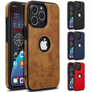 Luxury PU Leather Phone Fodral för iPhone 13 12 11 Pro Max XR XS Max X 7 8 Plus Case Slim Soft Back Cover