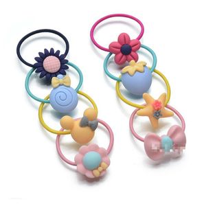 Children's hair tie frosted rubber band cartoon fruit baby hair accessory headdress GD1201
