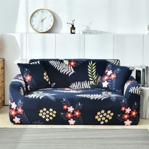 Moda Çiçek Bitki Baskı Streç Kanepe Kapak Elastik Loveseat Kanepe Oturma Odası için Kapakları Toz Geçirmez Herşey Dahil SlipCovers LJ201216