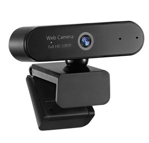 Full HD Auto Focus 1080p webbkamera för PC-bärbar dator Inbyggd ljudabsorptionsmikrofon vidvinkel Live Stream Video Call Web Camera Realtek Chip