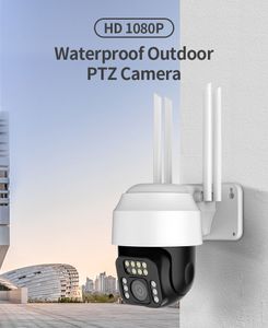 1080P HD Outdoor Wifi PTZ Telecamera IP 3 pollici Mini 2MP Auto Tracking Velocità Dome Telecamere Impermeabile Campana a colori a colori Yoosee