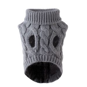 秋の冬の犬のアパレルセーター暖かいウールの編み物ペット子犬服ラペルレジャーRopa Para Perrosアクセサリーファッション新しい8 9my G2