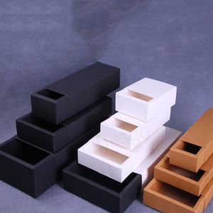 Drawer Type Boxes Rectangle Gift Packaging Box Valentine Day Chocolate Flower DIY Gifts Boxes Candy Tea Packings Present Case BH5657 TYJ