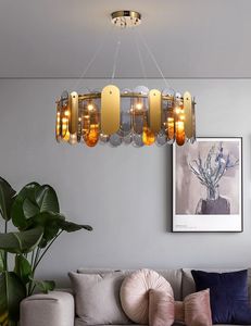 Ny modern lyxig ljuskrona enkelt LED-vardagsrum Matsal Sovrum Armaturer Restaurang Klädaffär Ny hängande lampa