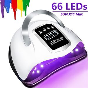 Lampada per asciugatura UV SUN X11 Max Lampada per unghie per smalto gel per unghie con rilevamento del movimento Lampada professionale per manicure 220108