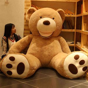 Big Size Super Unsfufed Big Big Soft Teddy Bear Skin Toy Toy Giant Teddy Bear Plush Toy Cheap pirce Girl namorada nathmas Child Presents AA220314