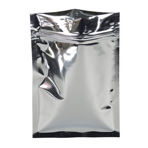 100 pçs / lote Zipper topo Folha de alumínio Mylar Pacote de Válvula de Válvula de Válvula Pacote Bolsas Zip Bloqueio Ziplock Comida Vermelho Datas de Armazenamento Bags 201021