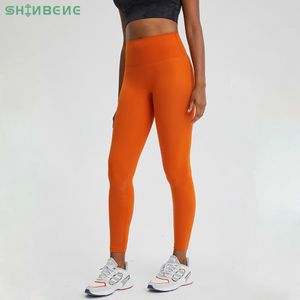 Shinbene Classic 3.0 Macaco-macio-macio Naked-sensação de ginástica Ginásio Yoga Calças Mulheres Prova Prova High Waist Fitness Calças de Fitness Esporte Leggings 201202