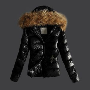 Mulheres Outwear Jacket Quilted Inverno Casacos Quentes Coleiras de Pele Capuz Capuz Tops Com Cinto Moda Soft Parka # 30 201026